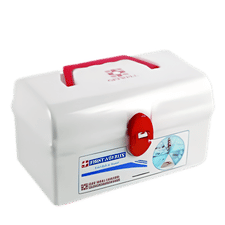 First Aid Box (White + Pink)